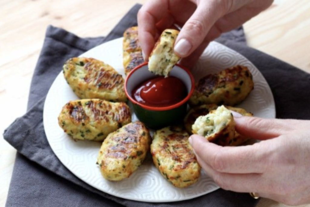 Cauliflower Cheesy Bites